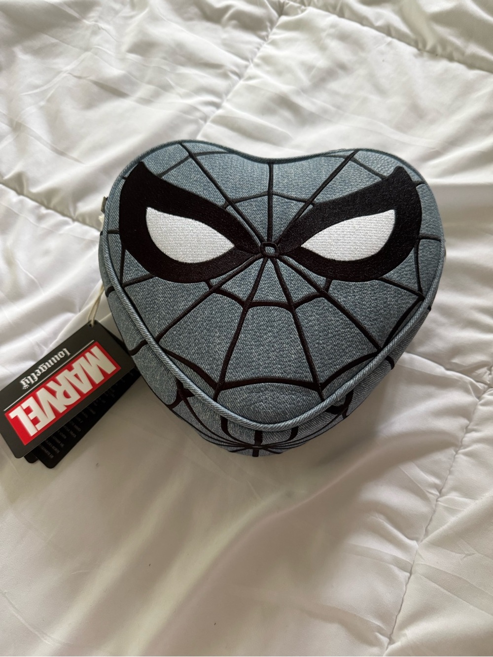 Loungefly Marvel Spider-Man Heart Crossbody Bag